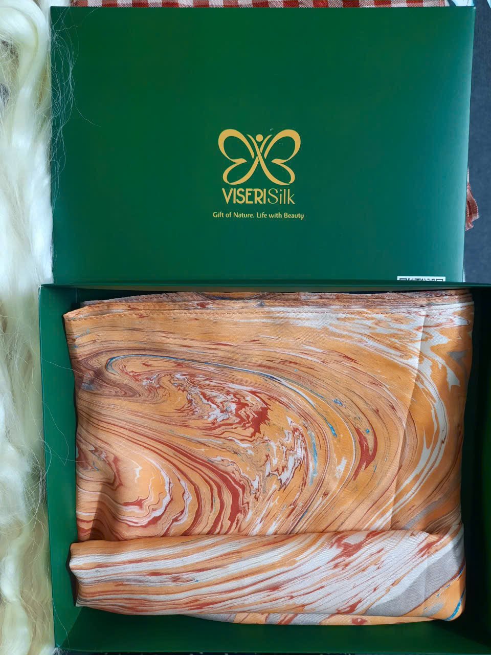 Twill Silk Scarf watermark 45×180 (TSS-WM45180)