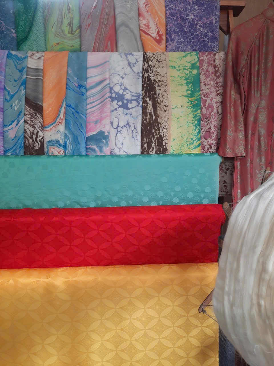 JQ 25 Yellow — lụa Jacquard (JQ25-YE)
