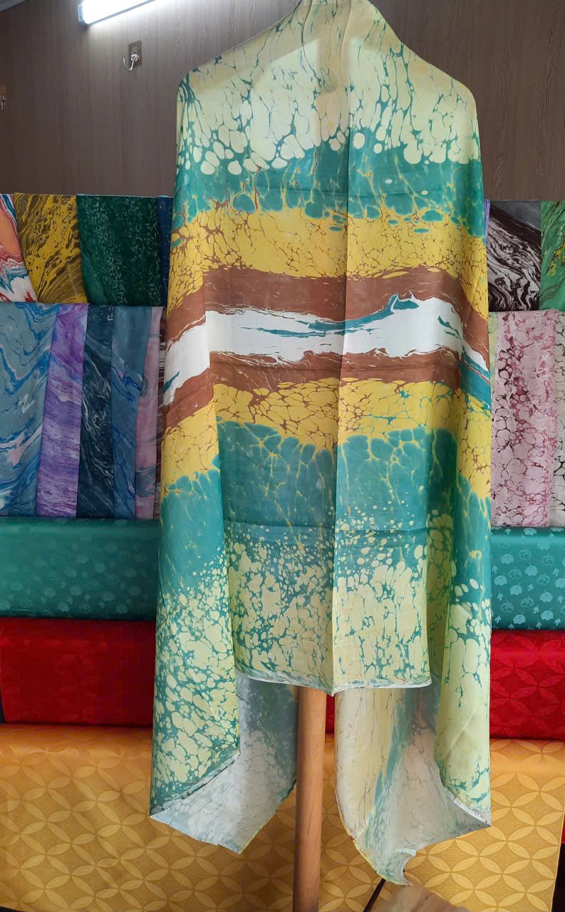 JQ 23 Orange — lụa Jacquard (JQ23-OR)